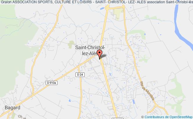 plan association Association Sports, Culture Et Loisirs - Saint- Christol- Lez- Ales Saint-Christol-lès-Alès