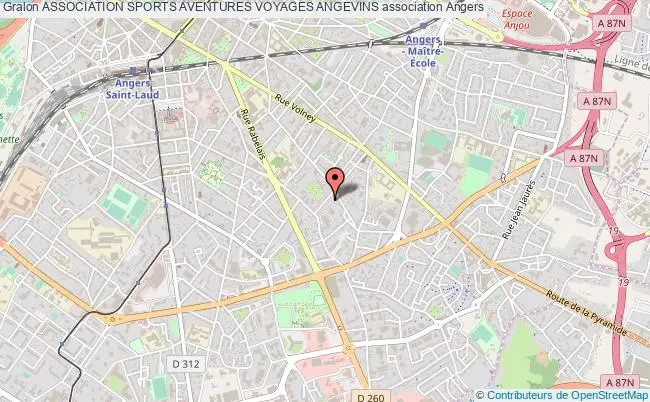 plan association Association Sports Aventures Voyages Angevins Angers