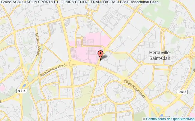 plan association Association Sports Et Loisirs Centre Francois Baclesse Caen