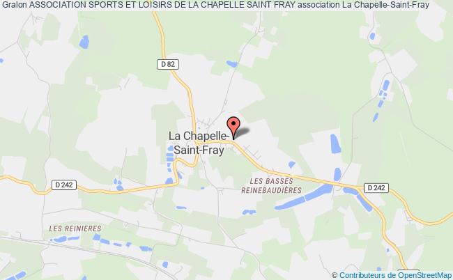 plan association Association Sports Et Loisirs De La Chapelle Saint Fray La    Chapelle-Saint-Fray