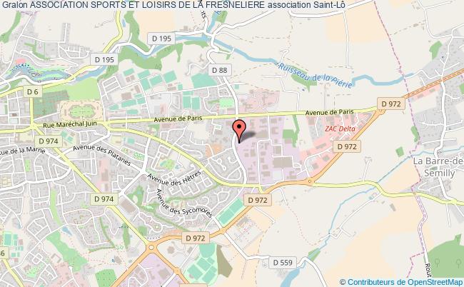 plan association Association Sports Et Loisirs De La Fresneliere Saint-Lô