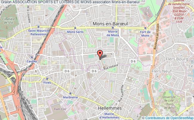 plan association Association Sports Et Loisirs De Mons Mons-en-Baroeul