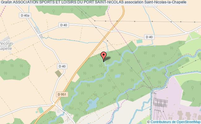 plan association Association Sports Et Loisirs Du Port Saint-nicolas Saint-Nicolas-la-Chapelle