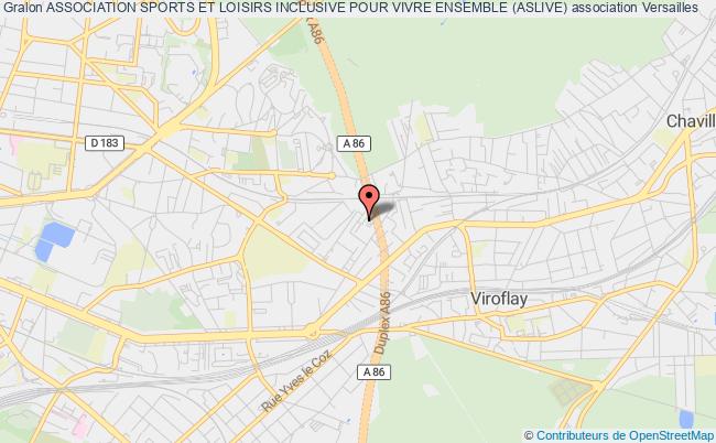 plan association Association Sports Et Loisirs Inclusive Pour Vivre Ensemble (aslive) Versailles