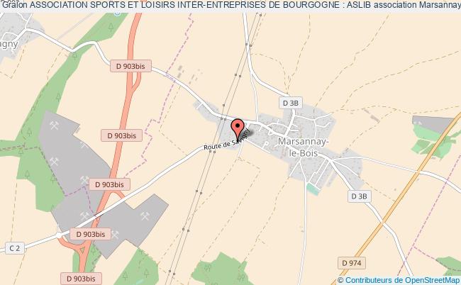 plan association Association Sports Et Loisirs Inter-entreprises De Bourgogne : Aslib Marsannay-le-Bois