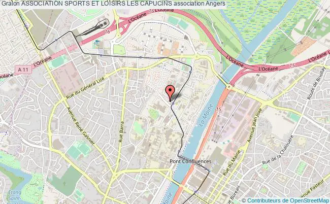plan association Association Sports Et Loisirs Les Capucins Angers
