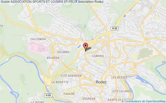 plan association Association Sports Et Loisirs St-felix Rodez