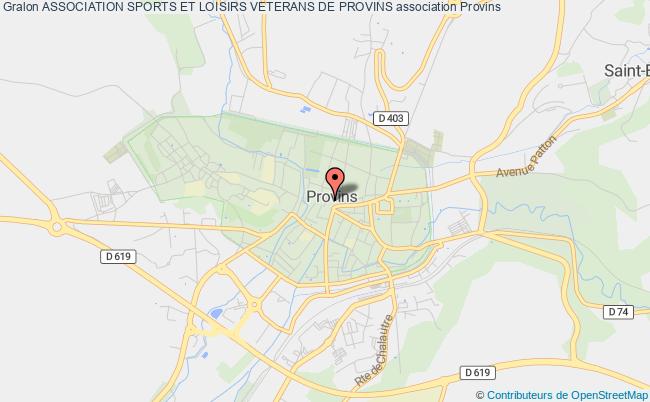 plan association Association Sports Et Loisirs Veterans De Provins Provins