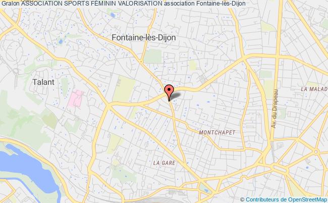 plan association Association Sports FÉminin Valorisation Fontaine-lès-Dijon