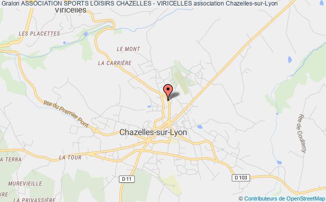 plan association Association Sports Loisirs Chazelles - Viricelles Chazelles-sur-Lyon