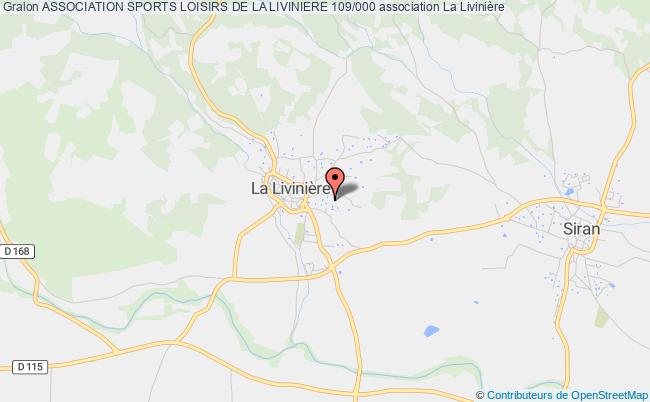 plan association Association Sports Loisirs De La Liviniere 109/000 La Livinière