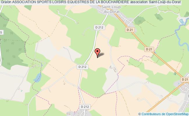 plan association Association Sports Loisirs Equestres De La Bouchardiere Saint-Loup-du-Dorat