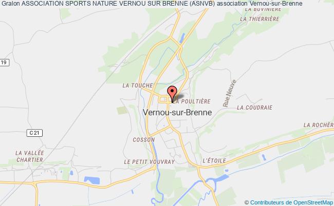 plan association Association Sports Nature Vernou Sur Brenne (asnvb) Vernou-sur-Brenne