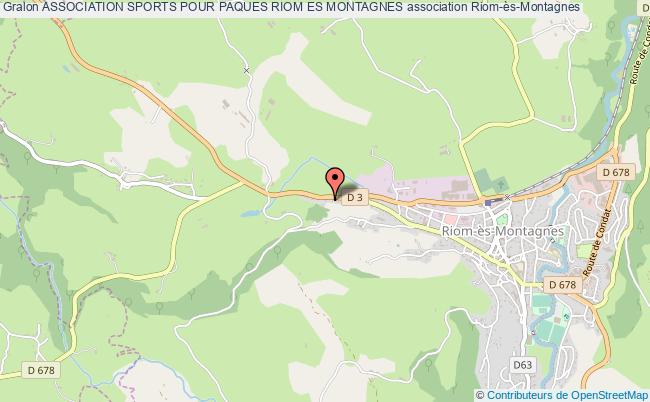 plan association Association Sports Pour Paques Riom Es Montagnes Riom-ès-Montagnes