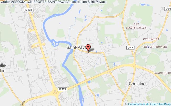 plan association Association Sports-saint Pavace Saint-Pavace