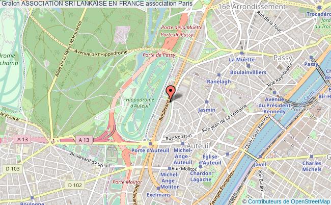 plan association Association Sri Lankaise En France Paris