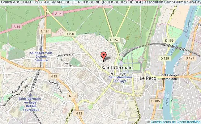 plan association Association St-germanoise De Rotisserie (rotisseurs De Sgl) Saint-Germain-en-Laye