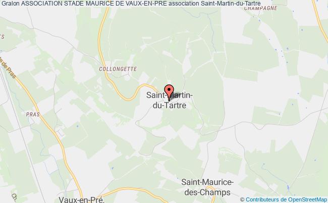 plan association Association Stade Maurice De Vaux-en-pre Saint-Martin-du-Tartre
