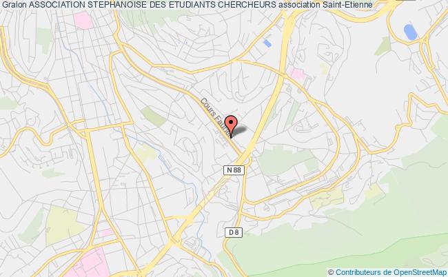 plan association Association Stephanoise Des Etudiants Chercheurs Saint-Étienne