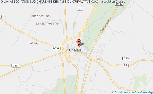plan association Association Sud Charente Des Amis Du Cheval - A.s.c.a.c. Chalais