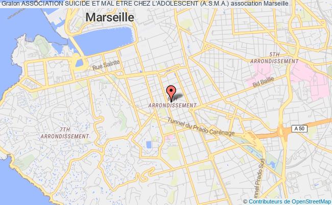 plan association Association Suicide Et Mal Etre Chez L'adolescent (a.s.m.a.) Marseille 6