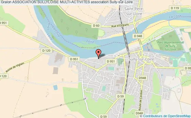 plan association Association Sullyloise Multi-activites Sully-sur-Loire