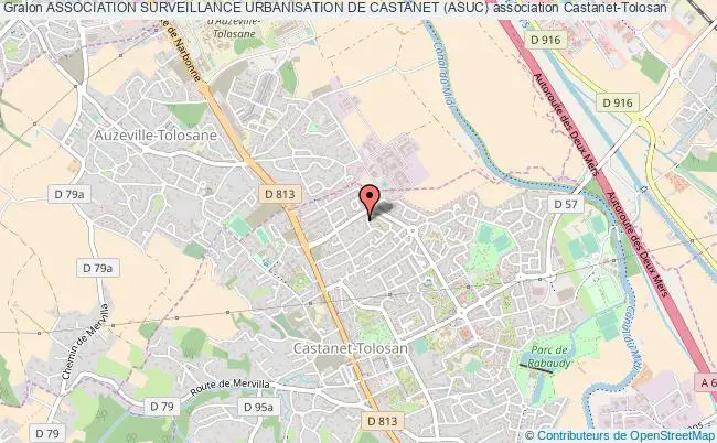 plan association Association Surveillance Urbanisation De Castanet (asuc) Castanet-Tolosan