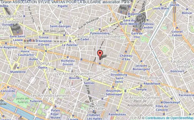 plan association Association Sylvie Vartan Pour La Bulgarie Paris