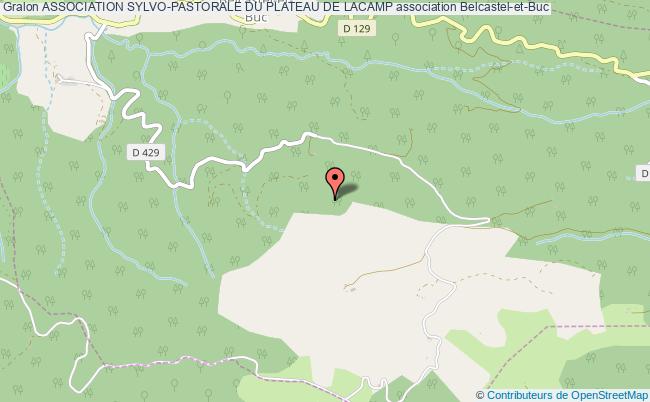 plan association Association Sylvo-pastorale Du Plateau De Lacamp Belcastel-et-Buc
