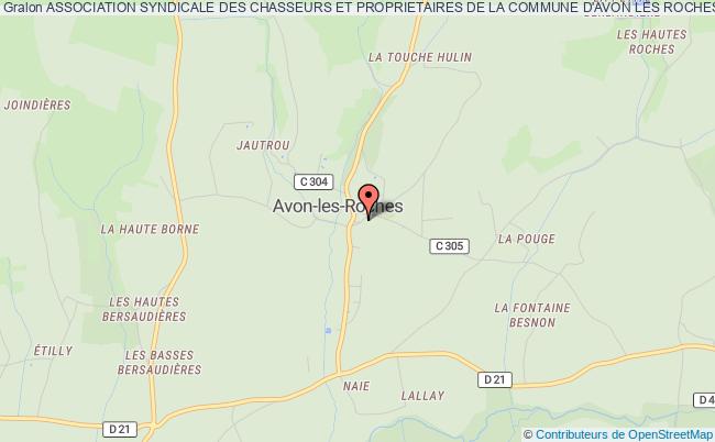 plan association Association Syndicale Des Chasseurs Et Proprietaires De La Commune D'avon Les Roches Avon-les-Roches