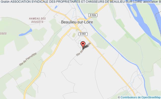 plan association Association Syndicale Des Proprietaires Et Chasseurs De Beaulieu-sur-loire Beaulieu-sur-Loire