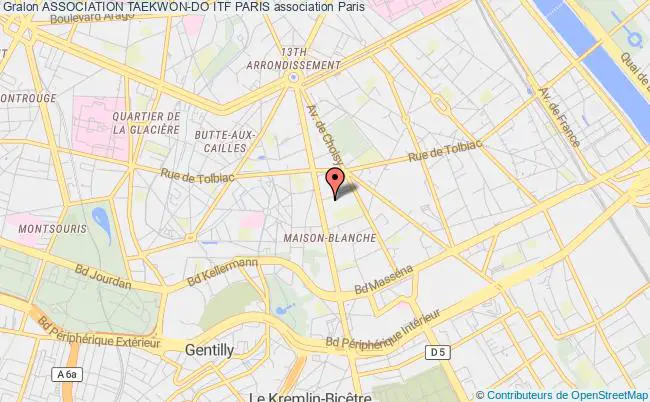 plan association Association Taekwon-do Itf Paris Paris