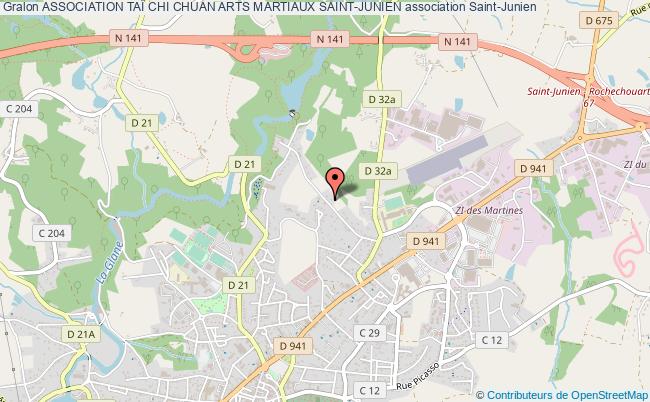 plan association Association TaÏ Chi Chuan Arts Martiaux Saint-junien Saint-Junien