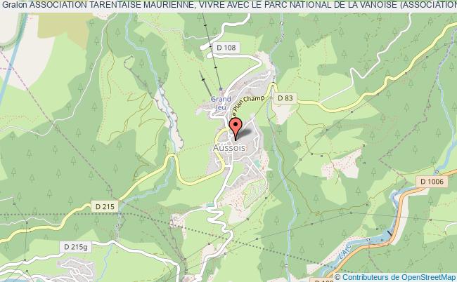ASSOCIATION TARENTAISE MAURIENNE, VIVRE AVEC LE PARC NATIONAL DE LA VANOISE (ASSOCIATION T.M. VIVRE EN VANOISE)