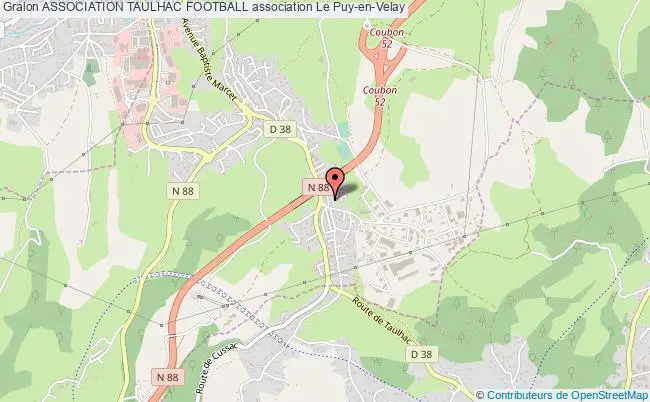 plan association Association Taulhac Football Le    Puy-en-Velay