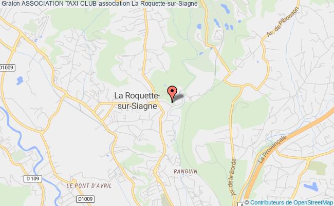 plan association Association Taxi Club La Roquette-sur-Siagne