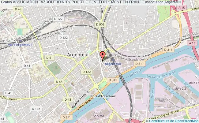 plan association Association Tazrout Idinitn Pour Le Developpement En France Argenteuil