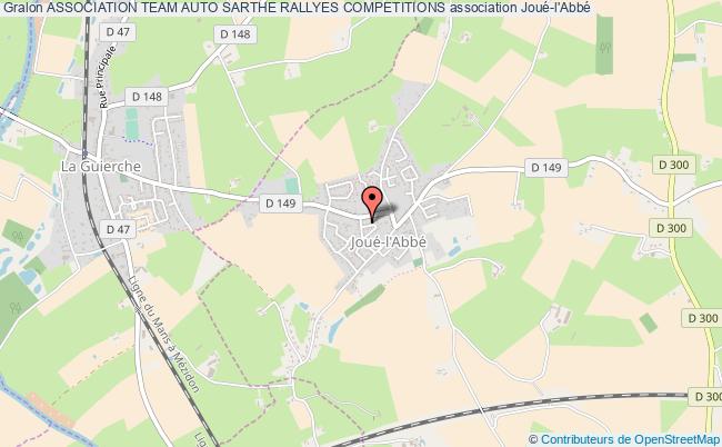 plan association Association Team Auto Sarthe Rallyes Competitions Joué-l'Abbé