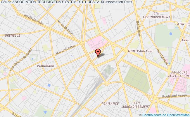plan association Association Techniciens Systemes Et Reseaux Paris