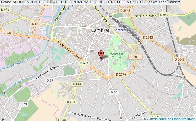 plan association Association Technique Electromenager Industrielle La Sagesse Cambrai