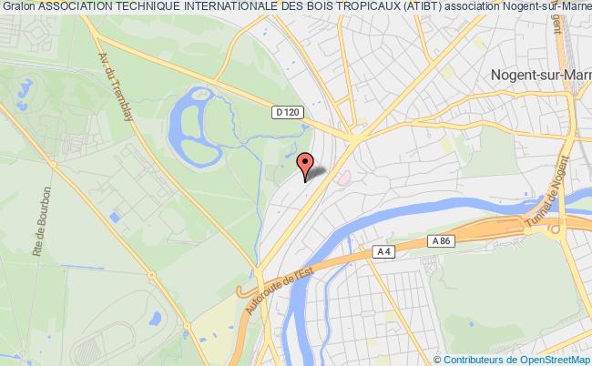 plan association Association Technique Internationale Des Bois Tropicaux (atibt) Nogent-sur-Marne