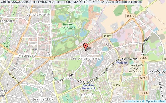 plan association Association Television, Arts Et Cinema De L'hermine [a'tach] Rennes