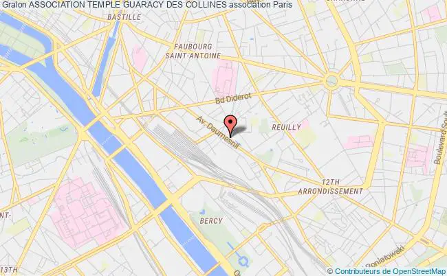 plan association Association Temple Guaracy Des Collines Paris