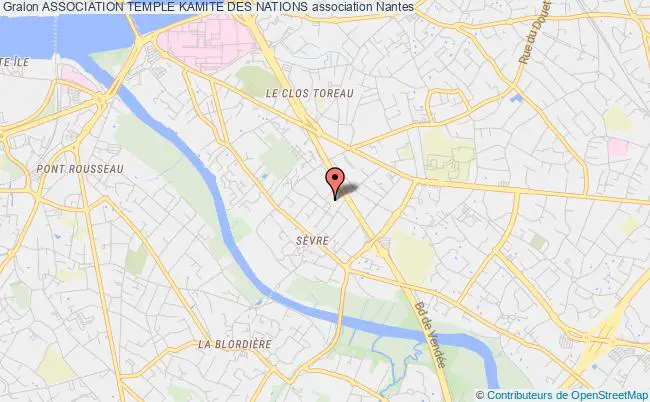 plan association Association Temple Kamite Des Nations Nantes