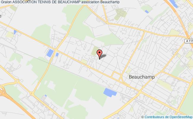 plan association Association Tennis De Beauchamp Beauchamp
