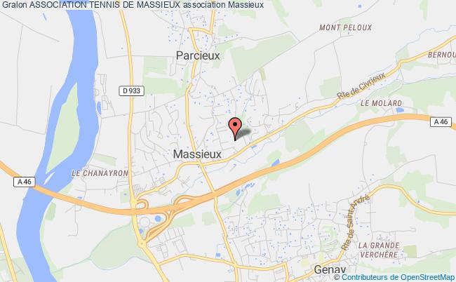 plan association Association Tennis De Massieux 