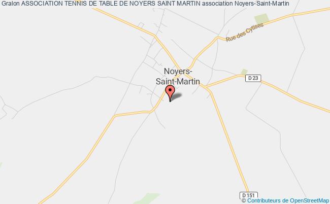plan association Association Tennis De Table De Noyers Saint Martin Noyers-Saint-Martin