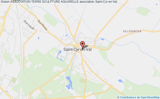 plan association Association Terre Sculpture Aquarelle Saint-Cyr-en-Val