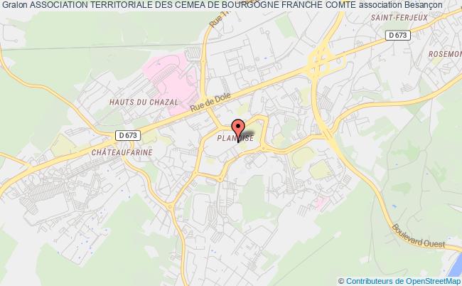 plan association Association Territoriale Des Cemea De Bourgogne Franche Comte Besançon