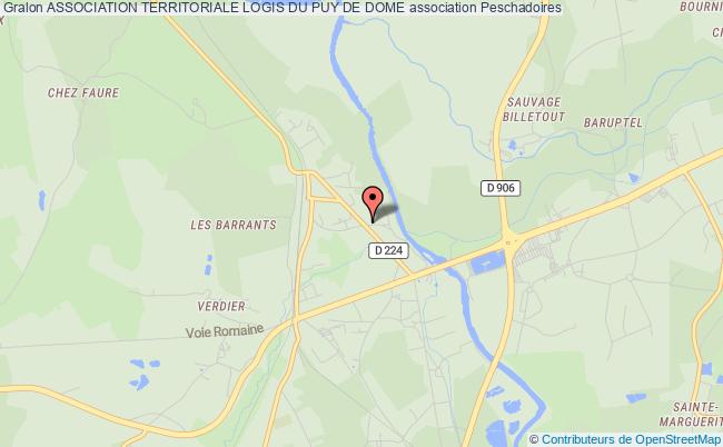 plan association Association Territoriale Logis Du Puy De Dome Peschadoires
